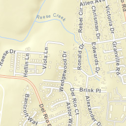 Rebel Meadows Tennessee Street Map