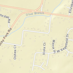 Bluefield Tennessee Street Map