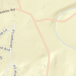 Halewood Hills Tennessee Street Map