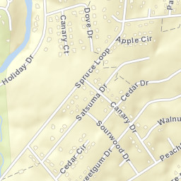 Hide-A-Way Hills Tennessee Street Map