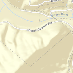 Harriman Junction Tennessee Street Map