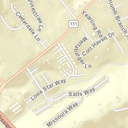Plum Creek Tennessee Street Map