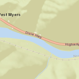 West Myers Tennessee Street Map