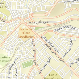 Mostaganem Street Map