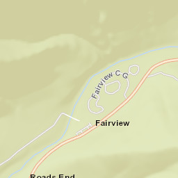 Roads End California Street Map