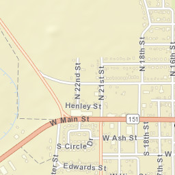 Chickasawba Arkansas Street Map