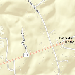 Bon Aqua Junction Tennessee Street Map