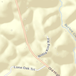 Kingfield Tennessee Street Map