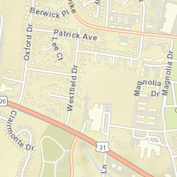 Westfield Estates Tennessee Street Map