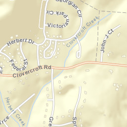 Hooker Hills Tennessee Street Map