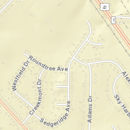 Yorktown Tennessee Street Map