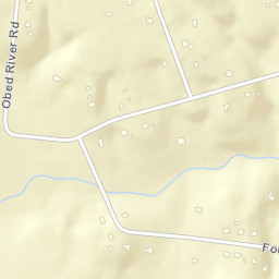 Obed River Estates Tennessee Street Map