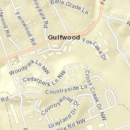 Gulfwood Tennessee Street Map