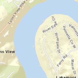 Lakemoor Hills Tennessee Street Map