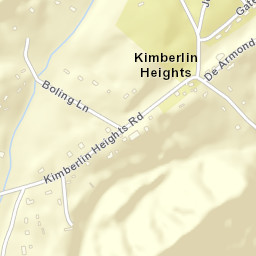 Kimberlin Heights Tennessee Street Map