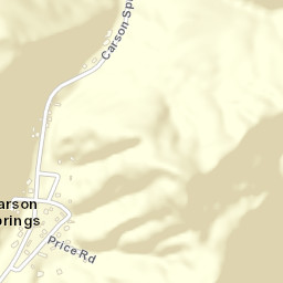 Carson Springs Tennessee Street Map