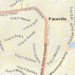 San Ġiljan Street Map