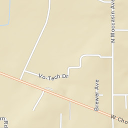 1045-1099 West Delaware Street Tahlequah Street Map