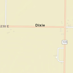 Dixie Arkansas Street Map
