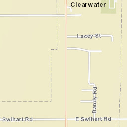 Clearwater Arkansas Street Map