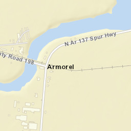 Armorel Arkansas Street Map