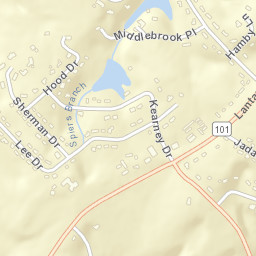 Middle Brook Place Tennessee Street Map