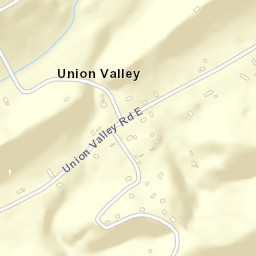 Union Valley Tennessee Street Map