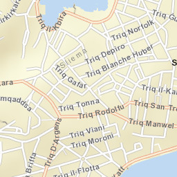 Sliema Street Map