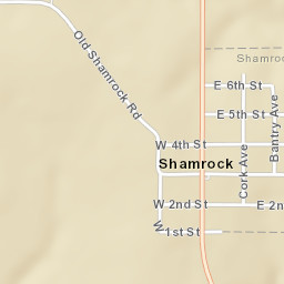 128 Tipperary Road, Shamrock, OK 74068 Street Map