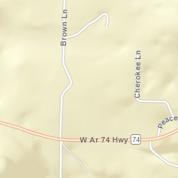 Dongola Arkansas Street Map