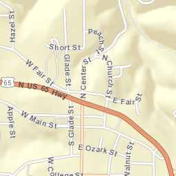 105 Walnut St Marshall, Arkansas Street Map