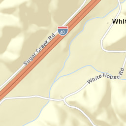 Whitehouse Tennessee Street Map