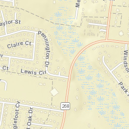 Little Ranch Acres Tennessee Street Map