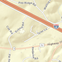 Haleys Grove Tennessee Street Map