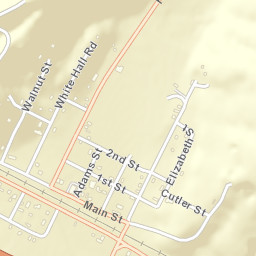 Crab Orchard Tennessee Street Map