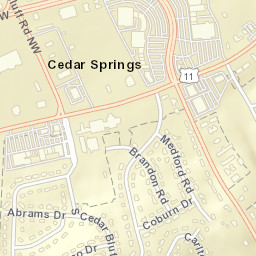 Ten Mile Tennessee Street Map