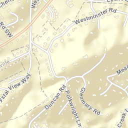 Westminister Ridge Tennessee Street Map