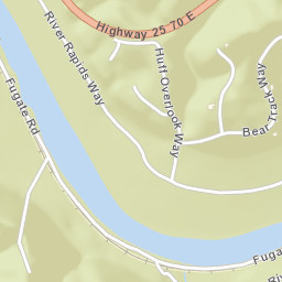 French Broad Tennessee Street Map