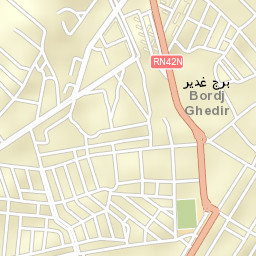 Bordj Ghdir Street Map