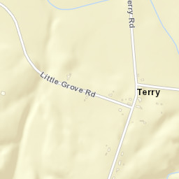 Terry Tennessee Street Map