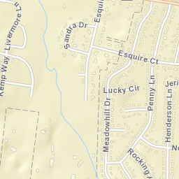 Fairfield Estates Tennessee Street Map