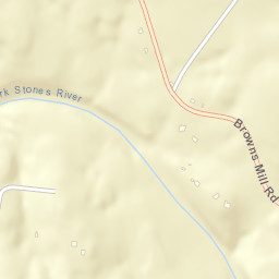 Browns Mill Tennessee Street Map
