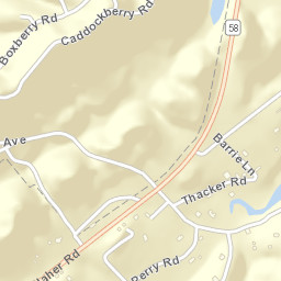 Chestnut Hills Tennessee Street Map