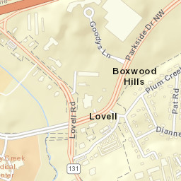 Boxwood Hills Tennessee Street Map