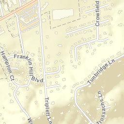 Franklin Hill Tennessee Street Map