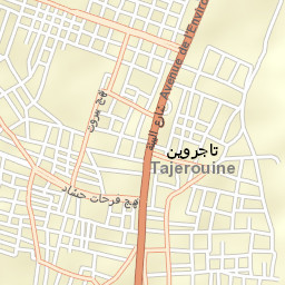 Tajerouine Street Map