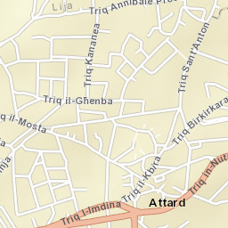 Attard Street Map