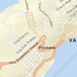 Floriana Street Map