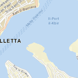 Vittoriosa Street Map