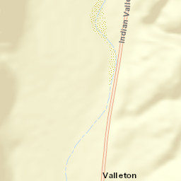 Valleton California Street Map